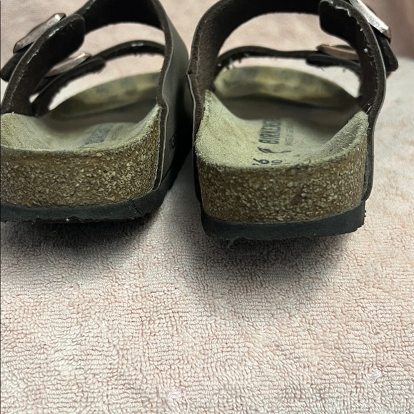 Birkenstocks brown sandals, sz L 5 - Picture 4 of 15